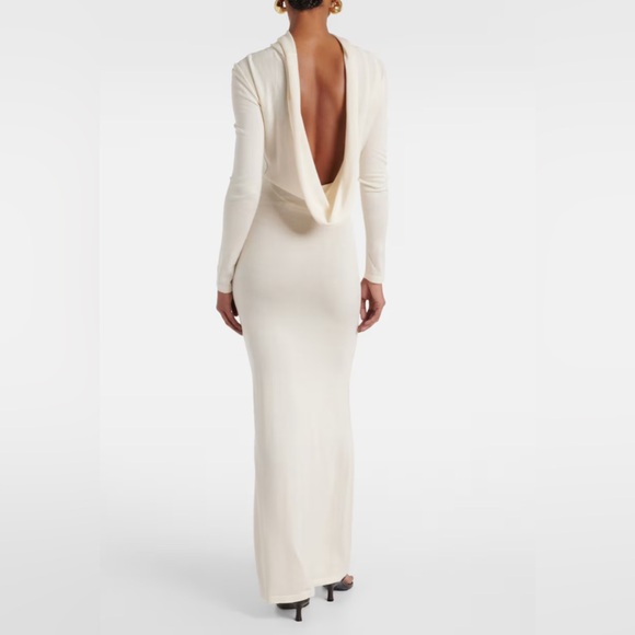 AYA MUSE Viva knitted silk and cashmere maxi dress - Picture 3 of 8